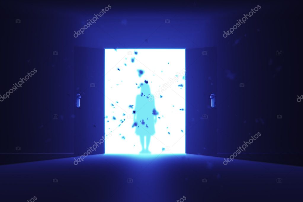 Mysterious Door Yurei Japanese Ghost Shape