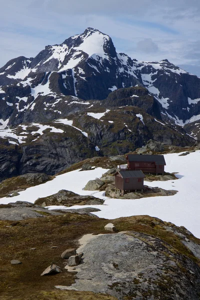 O pico mais alto em Lofoten — Fotografia de Stock