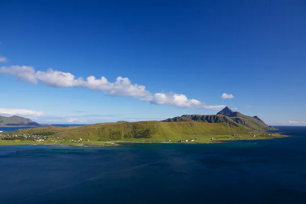 Wyspa na Lofotach — Zdjęcie stockowe