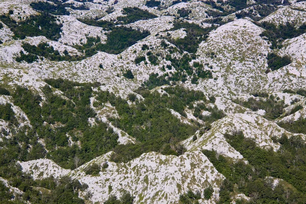 A dombtetőn a természeti park Biokovo — Stock Fotó