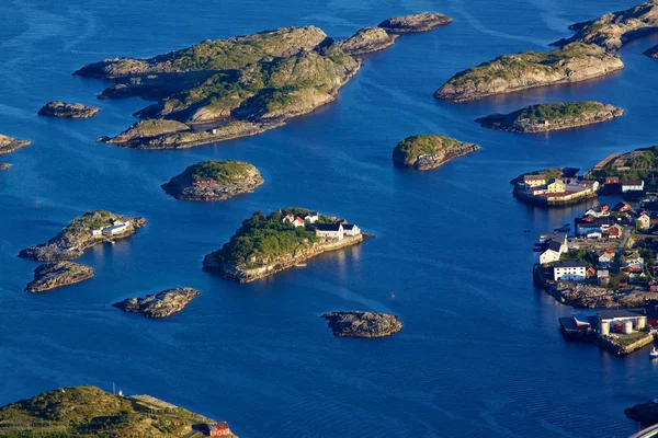 Stad på små öar — Stockfoto