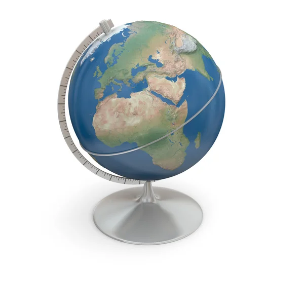 Topographic globe — Stock Photo, Image