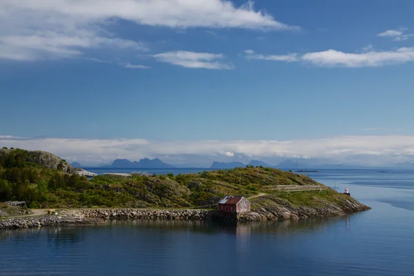 Fischerhütte auf Lofoten — Stockfoto