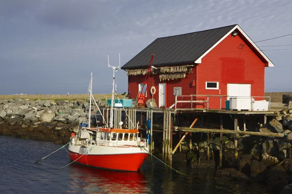 Norwegian fishing dock — Stock Photo, Image