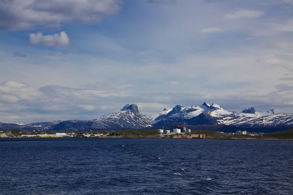 Stadt bodo in norwegen — Stockfoto