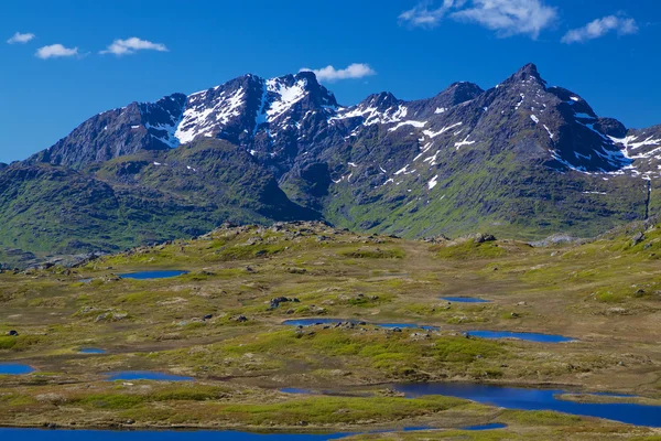 Norveç'te doğal dağlar — Stok fotoğraf