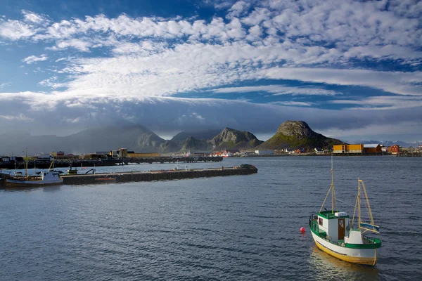 挪威渔业港口 — 图库照片