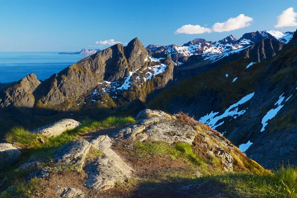 Lofoten Dağları — Stok fotoğraf