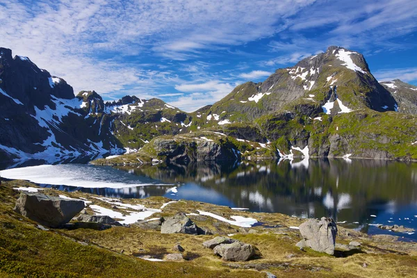 Horské jezero — Stock fotografie