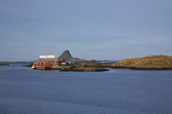Fiskehamn på ön — Stockfoto
