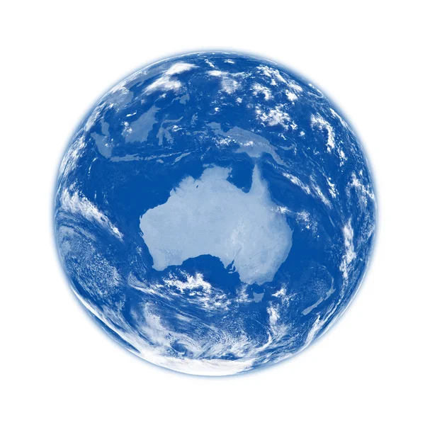 Australia sulla Terra blu — Foto Stock