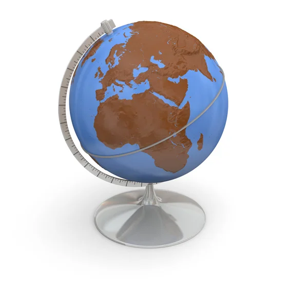 Topographic globe — Stock Photo, Image