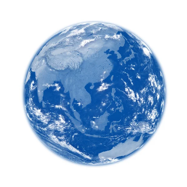 Southeast Asia on blue Earth — Stock Photo, Image