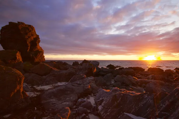 Midnight sun — Stock Photo, Image