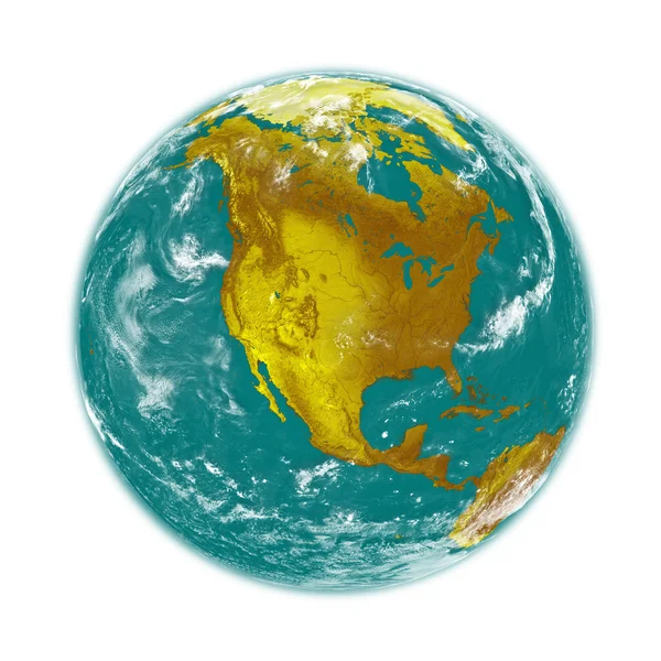 North America on Earth — Stock Photo, Image