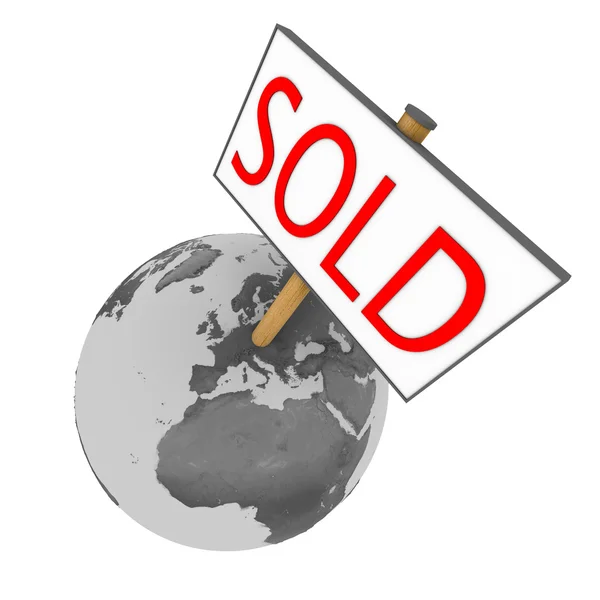 Sold planet — Stock Photo, Image