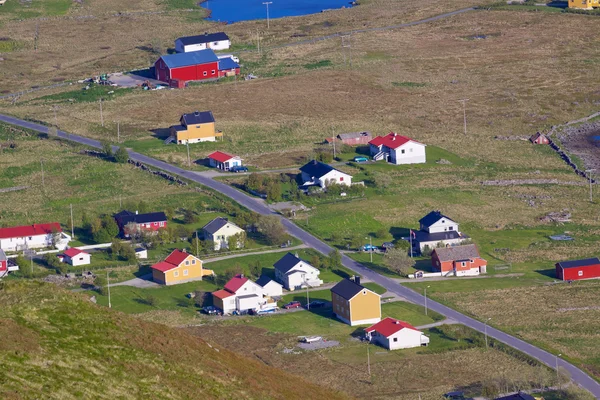 Norwegisches Dorf — Stockfoto