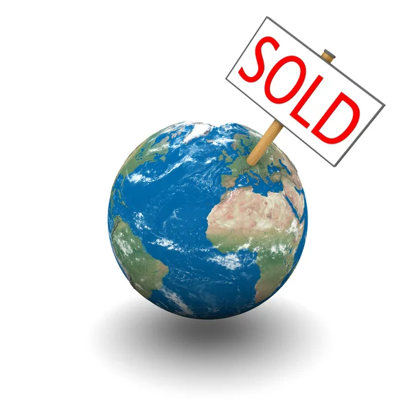 Sold planet — Stock Photo, Image