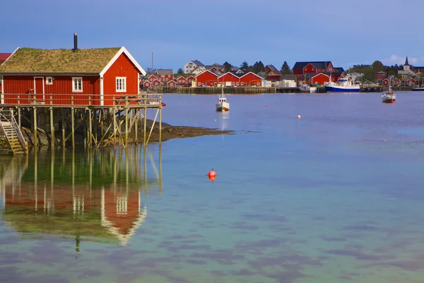 Porto de pesca norueguês — Fotografia de Stock