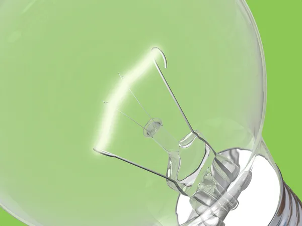 Green lightbulb — Stock Photo, Image
