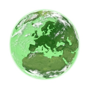 Europe on green Earth
