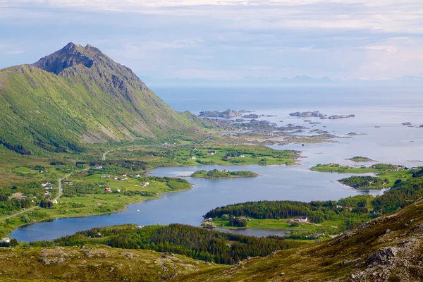 Costa cénica da Noruega — Fotografia de Stock