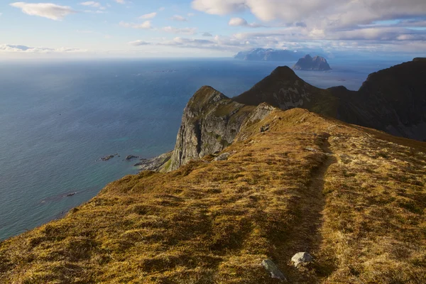 Senderismo en Lofoten — Foto de Stock