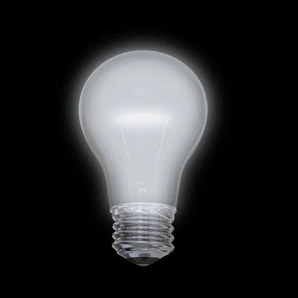 Lightbulb in dark — Stock Photo, Image