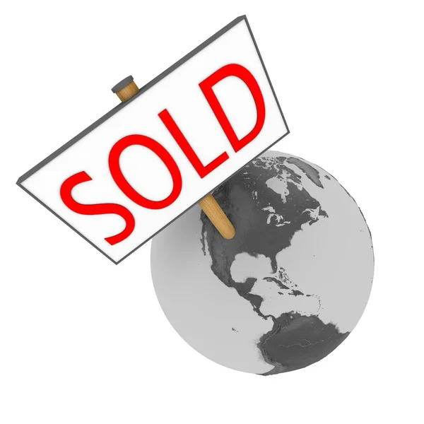 Sold planet — Stock Photo, Image