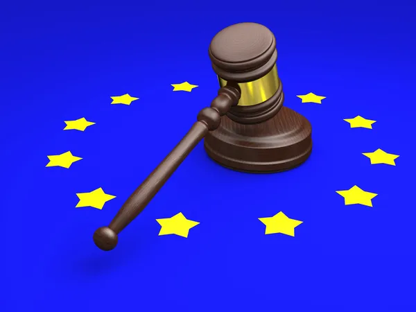 Derecho europeo — Foto de Stock