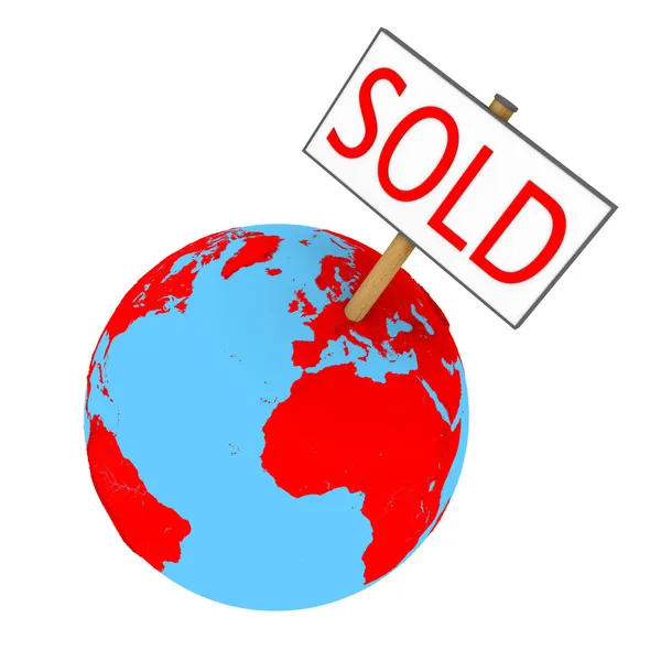 Prodáno planeta — Stockfoto