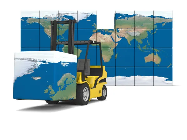 Internationella transporter — Stockfoto