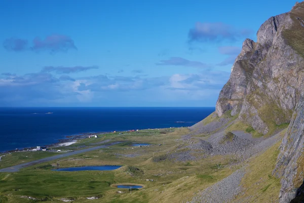 Norwegian coastal cliffs — Stock Photo, Image