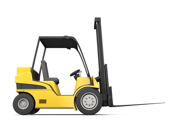 Modern yellow forklift — Stock Photo, Image