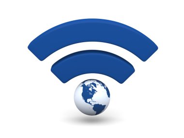 Mavi wifi sembolü