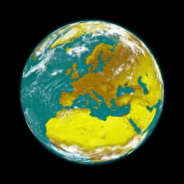 Evropa na zemi — Stock fotografie