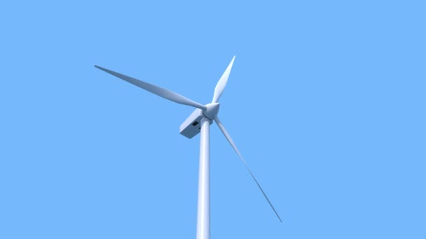 风力发电机组 — 图库视频影像