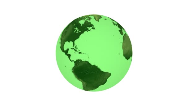 旋转着的地球 — 图库视频影像