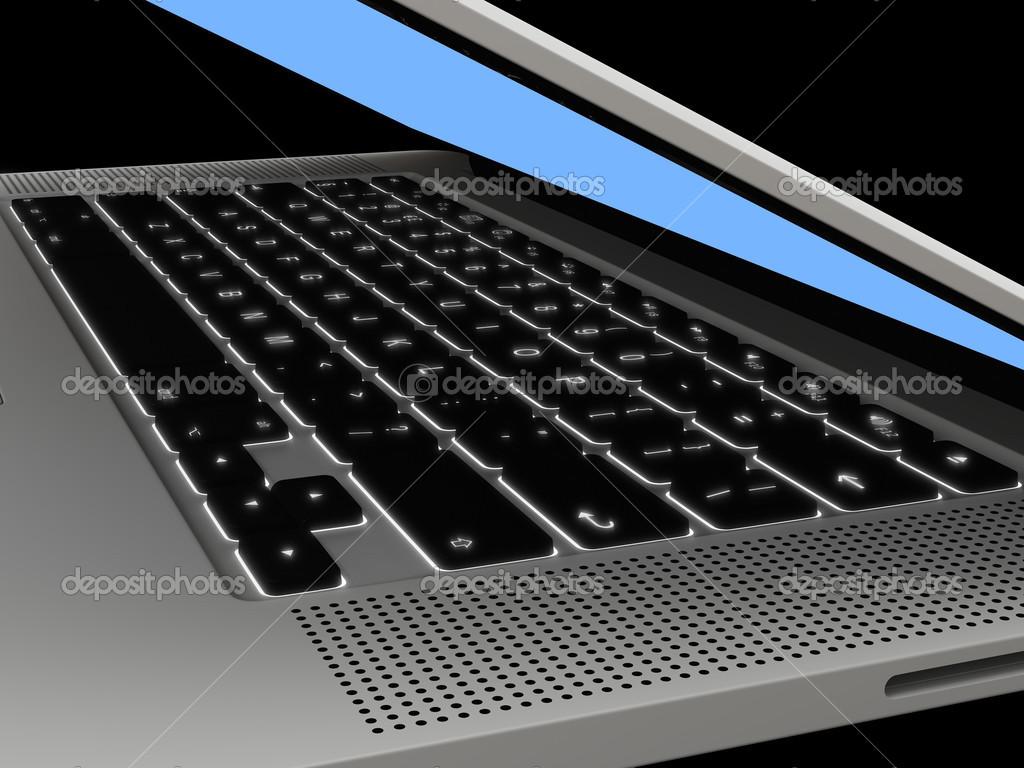 laptop met verlicht toetsenbord — Stockfoto © tom.griger #34406809 laptop met verlicht toetsenbord — Stockfoto © tom.griger #34406809