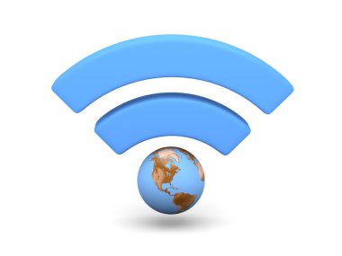 Mavi wifi sembolü