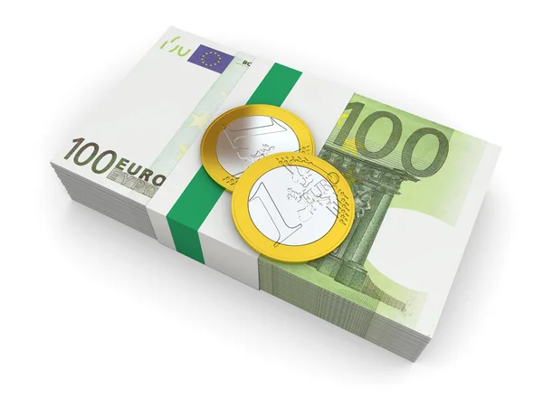 Euro valuta — Stockfoto