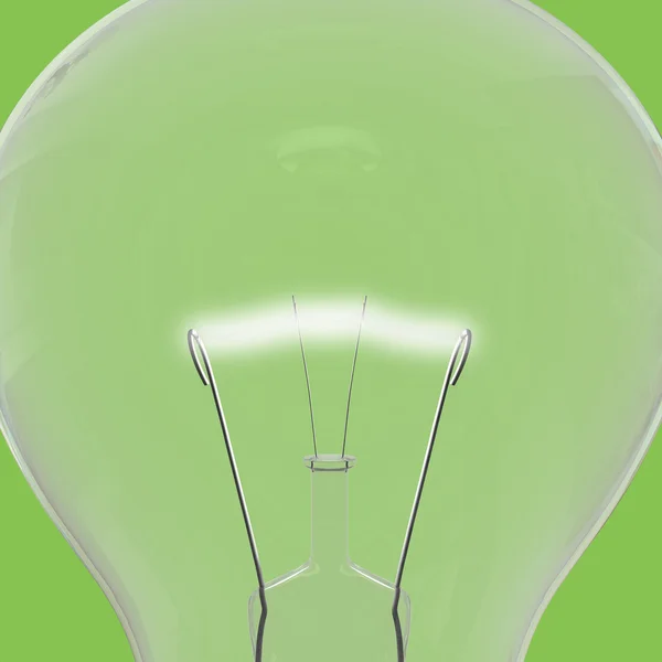 Green lightbulb — Stock Photo, Image