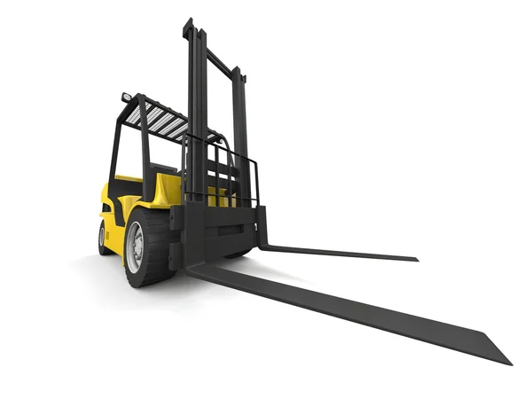 Modern sarı forklift — Stok fotoğraf