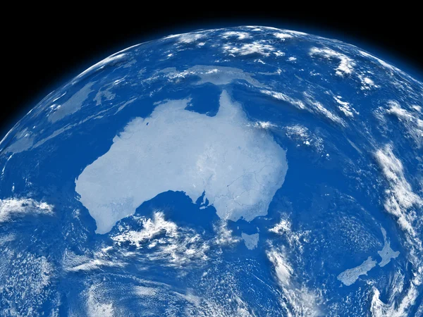 オーストラリアでは青い地球 — ストック写真
