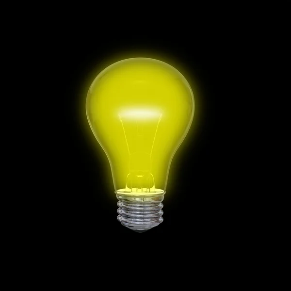 Yellow lightbulb — Stock Photo, Image