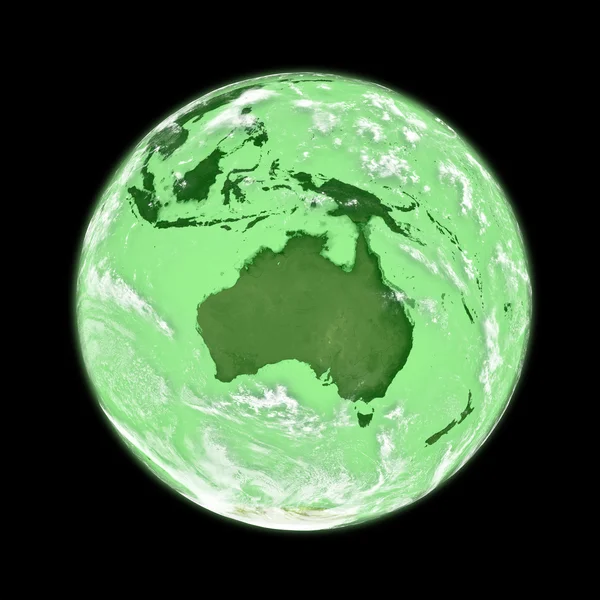 Australie sur la Terre verte — Photo