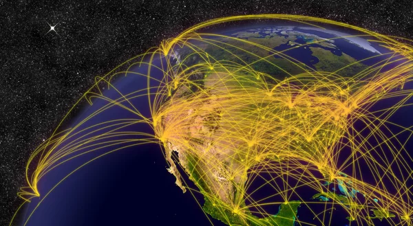 北アメリカの航空 — ストック写真