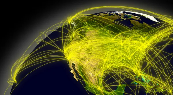 América del Norte conexiones —  Fotos de Stock