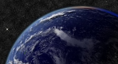 Pasifik Okyanusu uzaydan