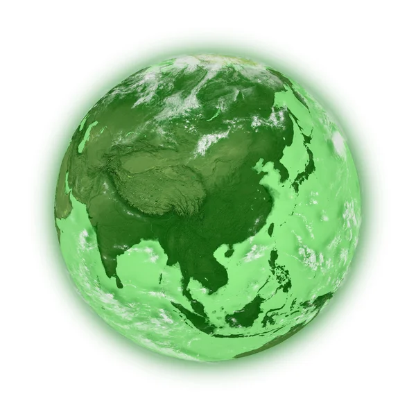 Sudeste Asiático no planeta verde Terra — Fotografia de Stock